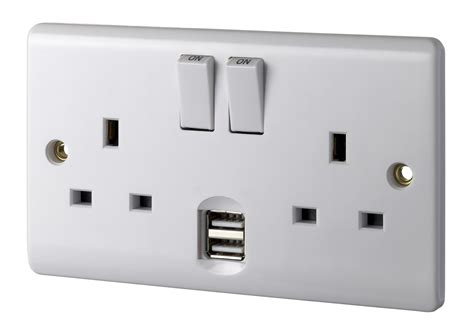 Double Wall Socket with USB - ENER029 | Energy Saving Products | Energenie