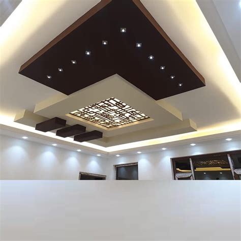 10+ Perfect Living Room Ceiling 60 Modern Plasterboard Ceiling Design ...