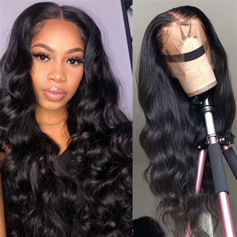 250% High Density Body Wave Human Hair Lace Front Wigs | Tinashehair