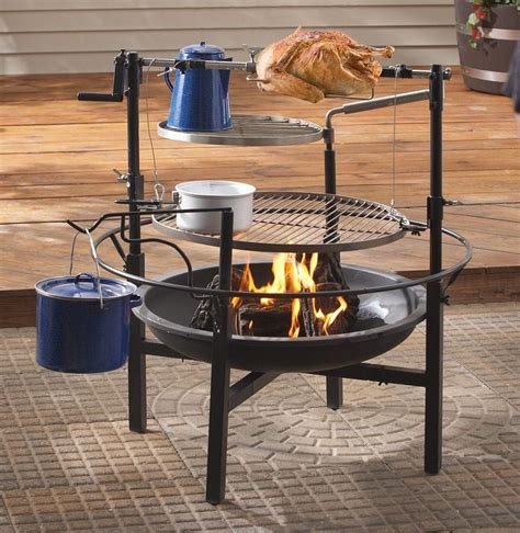 Camping Fire Pit Grill