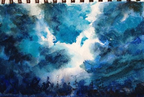 Stormy Sky Watercolor Painting tutorial-By Jennifer Branch-Level ...