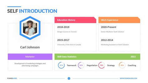 Self Introduction Ppt Templates Free Download