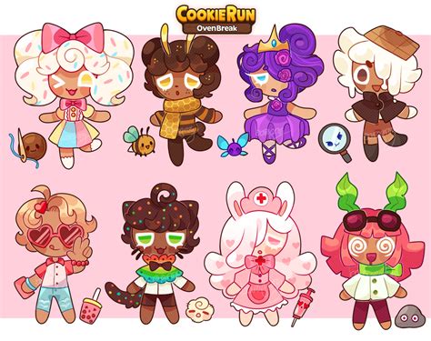 COOKIE RUN ADOPTS [OPEN 1/7] by barafrog on DeviantArt