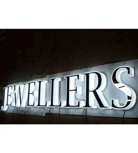 Acrylic LED Outdoor Sign Board, For Promotional Purpose at ₹ 150/sq ft ...