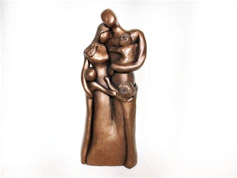 8th Anniversary Family Portrait, Bronze Anniversary Gift, Gift for Her ...