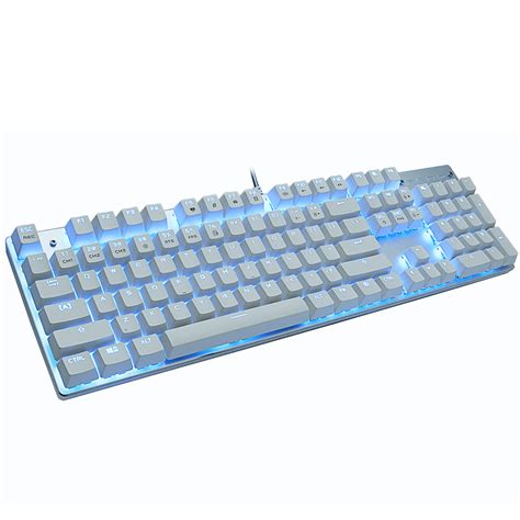 Gaming Keyboard, Gaming Mechanical Keyboard with 104 Keys Wired LED ...