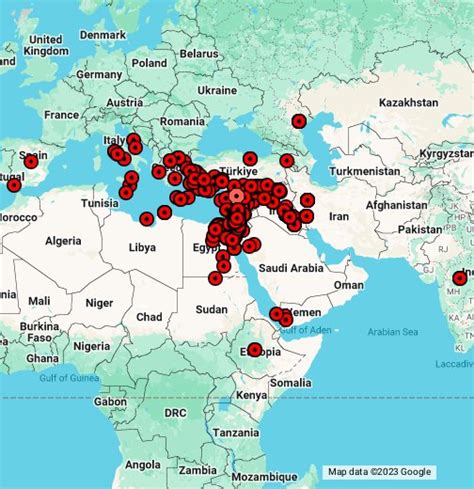 Armageddon Bible Map