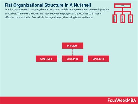 Flat Organizational Structure In A Nutshell - FourWeekMBA