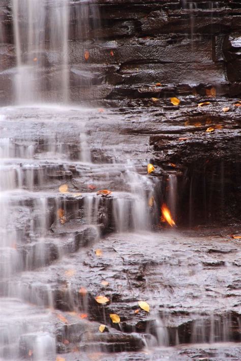 Eternal Flame Falls at Chestnut Ridge Park in Western NY. | Places to ...