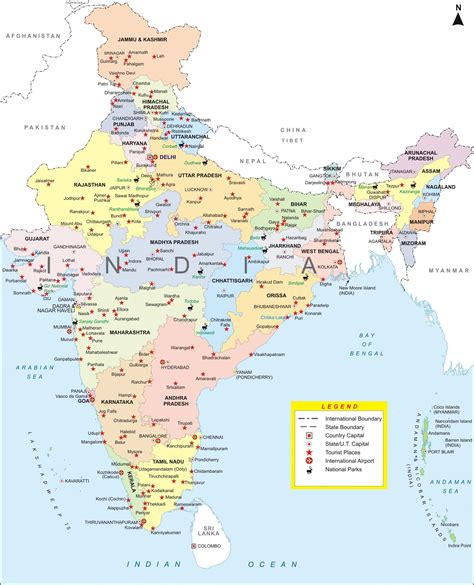 Maps of India | Detailed map of India in English | Tourist map of India ...