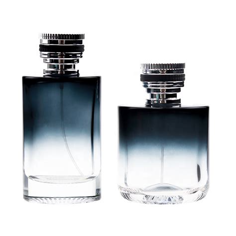 2 Type Elegant Crystal 100ml Empty Glass Cologne Bottle For Men, High ...