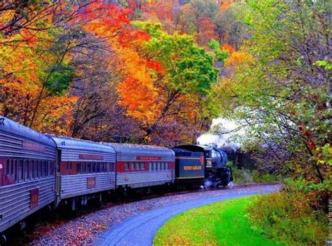 Beautiful colours | New england fall foliage, New england fall, Train rides