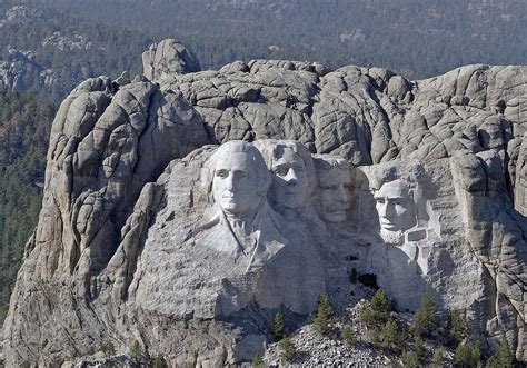 Aerial view of Mount Rushmore, Black Hills of South Dakota - Thru Our ...