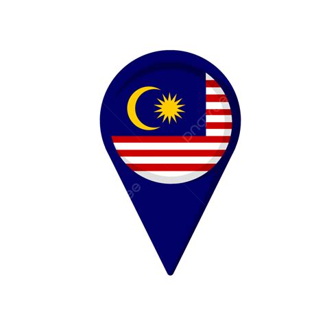 Malaysia Map White Transparent, Malaysia Country Flag In Pin Map Icon ...