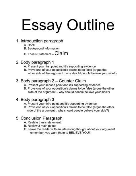 View Argument Thesis Statement Examples Full - Exam