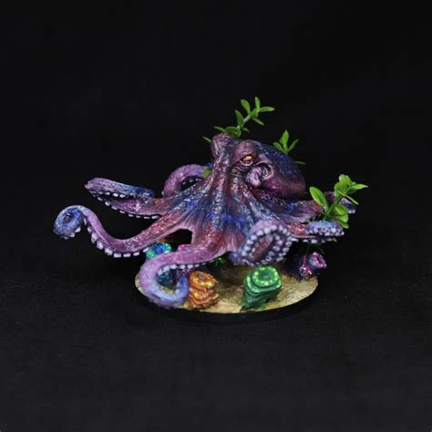 Large DnD Miniature Giant Octopus Squid Kraken D&D #dndoctopus # ...