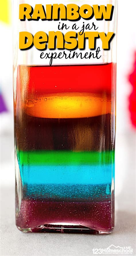 EASY🌈 Rainbow in a Jar Density Experiments