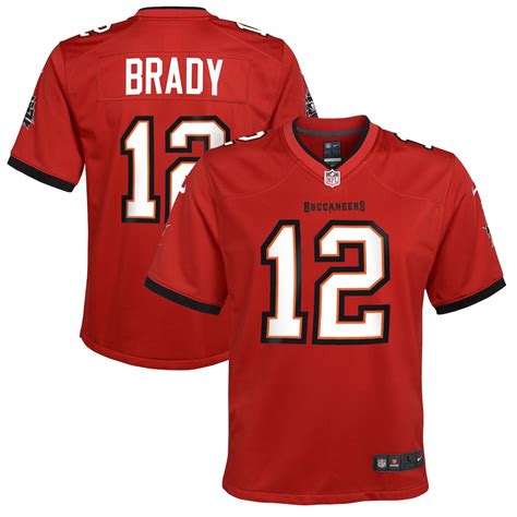 Youth Tampa Bay Buccaneers Tom Brady Nike Red Game Jersey