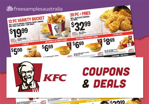 KFC Vouchers & Deals → May 2021 – Free Samples Australia