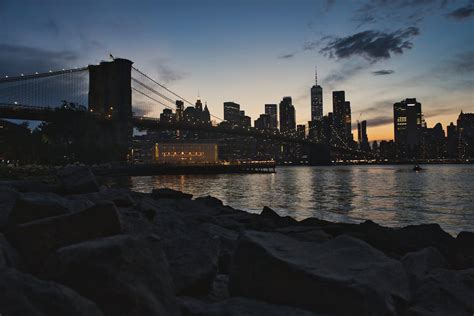 Brooklyn Bridge during Sunset · Free Stock Photo