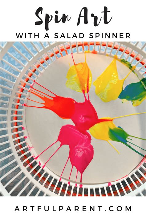 How to Do Spin Art with a Salad Spinner