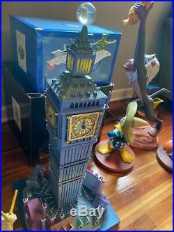 Super Rare Disney Peter Pan Big Ben Clock Magical Big Fig Tinkerbell