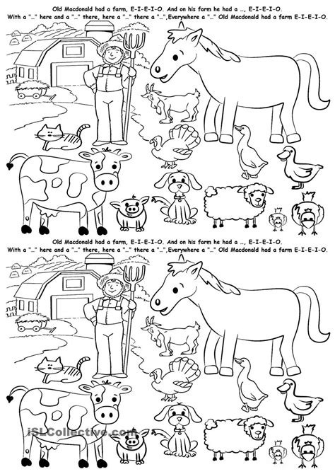 Farm Animals | school etc | Pinterest | Worksheets, Printable ...