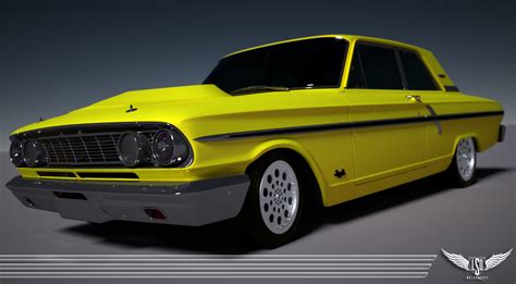 '64 Ford Fairlane Thunderbolt 427 by BrianaBaxter on DeviantArt