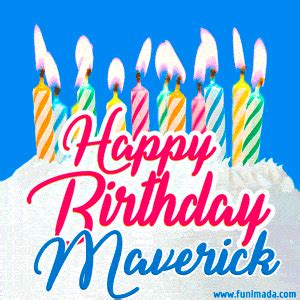 Happy Birthday Maverick GIFs | Funimada.com