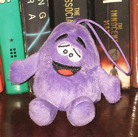 Percy's Fast Food Toy Stories : Grimace Plush McD