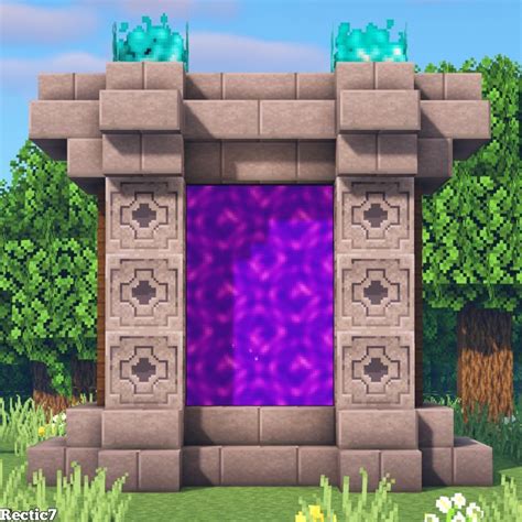 Minecraft nether portal design ideas – Artofit