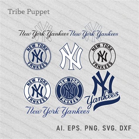 New York Yankees Logo Vector Set - MasterBundles