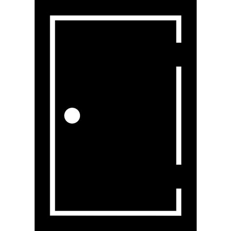 Closed Filled Rectangular Door Vector SVG Icon - SVG Repo