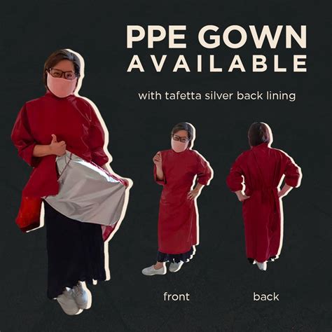 ppe gown PPE Personal Protective Equipment Gown Dress Type | Shopee ...