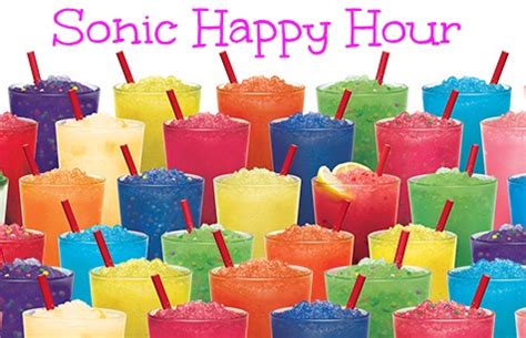 Sonic Happy Hour: Half-Price Drinks