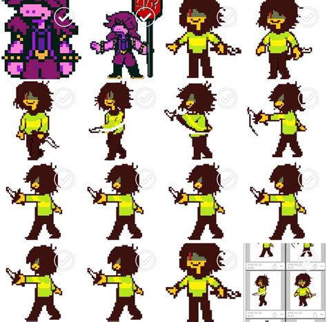 ♥️ Deltarune ♥️| Kris Sprite Animation 🌟 | Deltarune. Amino