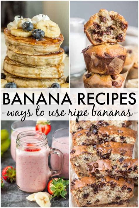 15 Ripe Banana Recipes - Valentina's Corner