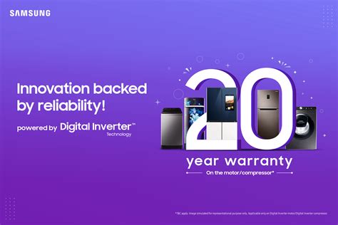 Samsung Offers 20-Year Warranty on its Digital Inverter Motor for ...