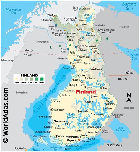 Finland Political Map