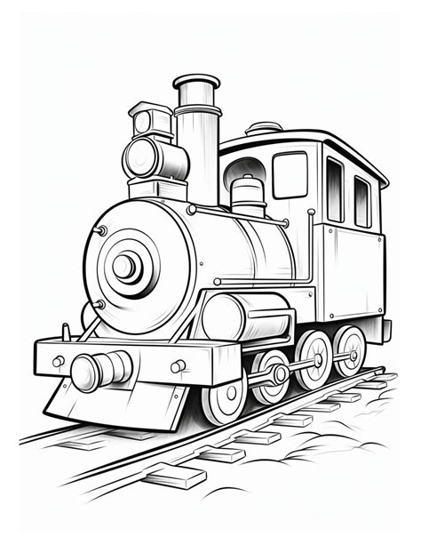 20 Free Printable Train Coloring Pages with PDF Download | Skip To My Lou