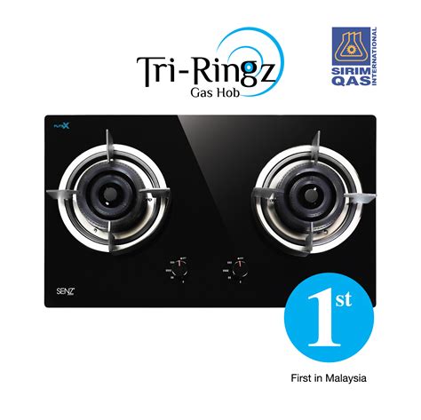 SENZ SZ-GS388 Tri-Ringz Twin Burner Gas Stove – Senz