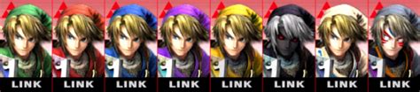 Super Smash Bros.: Zelda Characters' Alternate Skins - Zelda Dungeon