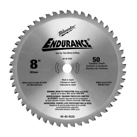 METAL CUTTING CIRCULAR SAW BLADE Arbor Hole 50 Carbide Steel Teeth ...