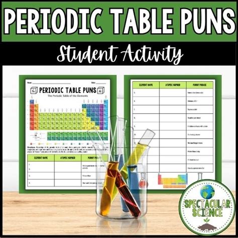 Periodic Table Puns Activity | Spectacular Science