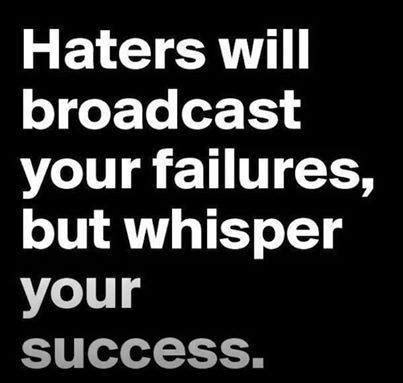 Motivational Quotes About Haters. QuotesGram