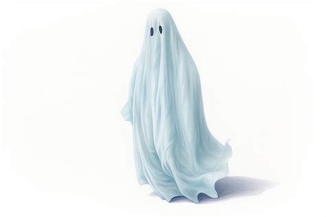 Ghost white white background representation. | Premium Photo ...