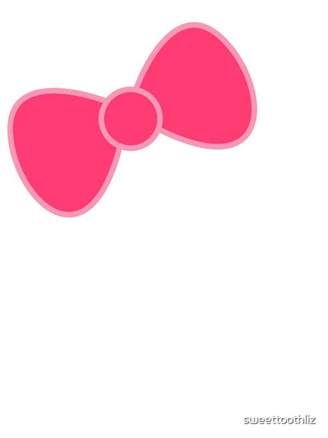 "Pink Bow" Stickers by sweettoothliz | Redbubble