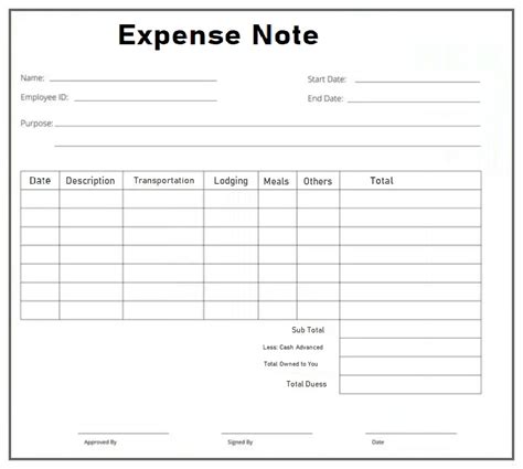 Simple Debit Note Template | Free Word Templates