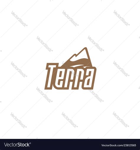 Terra-logo Royalty Free Vector Image - VectorStock