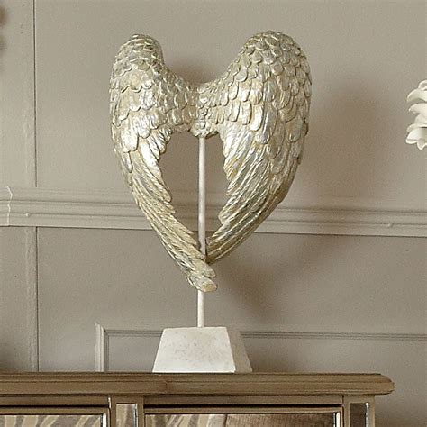 Antique Mother Of Pearl Angel Wings Sculpture | Picture Perfect Home